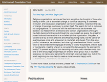 Tablet Screenshot of kfoundation.org